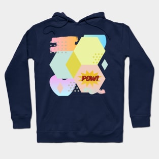 Pow! Abstract Geometric Shapes Hoodie